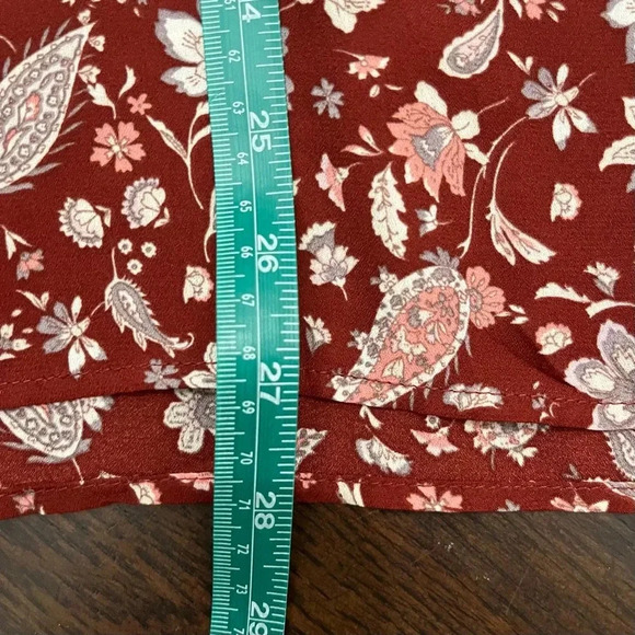 SWEET RAIN Red Floral Women’s 1x sleeveless blouse - Picture 8 of 8